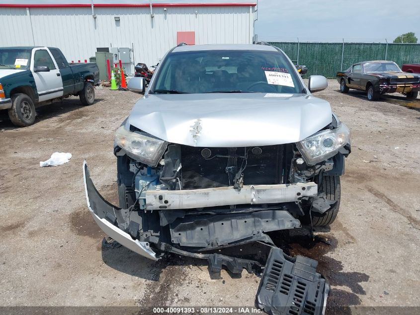 2013 Toyota Highlander Base Plus V6 VIN: 5TDZK3EH6DS132278 Lot: 40091393