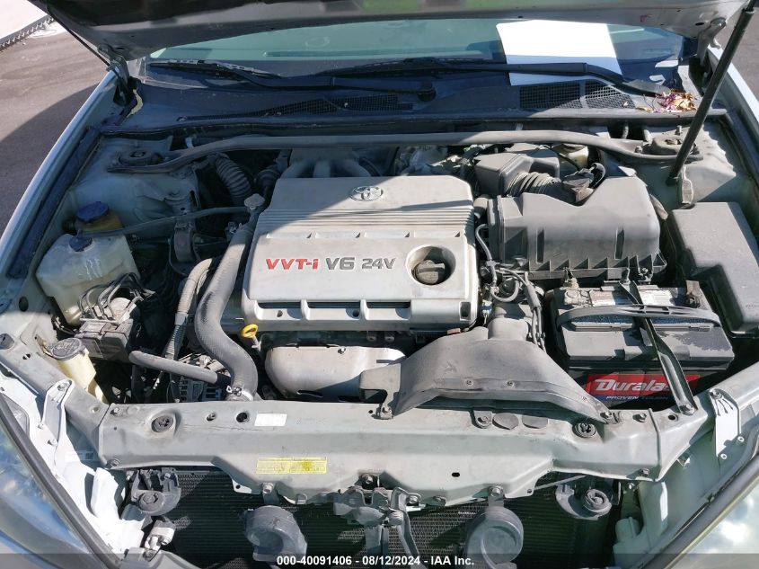 2004 Toyota Camry Le V6 VIN: 4T1BF32K14U586208 Lot: 40091406