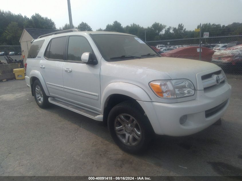 2006 Toyota Sequoia Limited V8 VIN: 5TDBT48A16S267125 Lot: 40091415