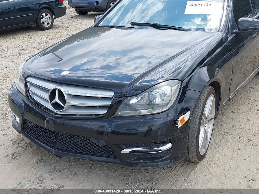 2013 Mercedes-Benz C 250 Luxury/Sport VIN: WDDGF4HB1DA863390 Lot: 40091428