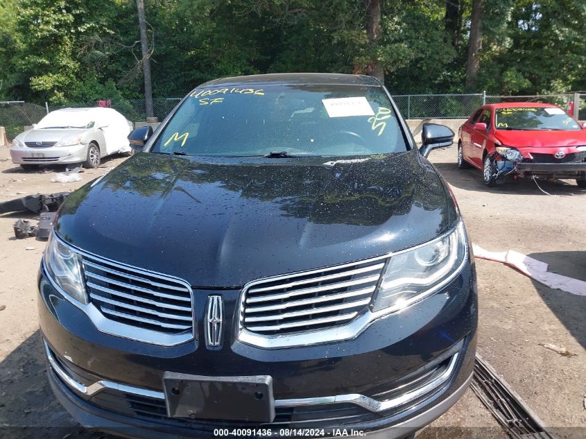 2016 Lincoln Mkx Premiere VIN: 2LMTJ6JR4GBL39363 Lot: 40091436