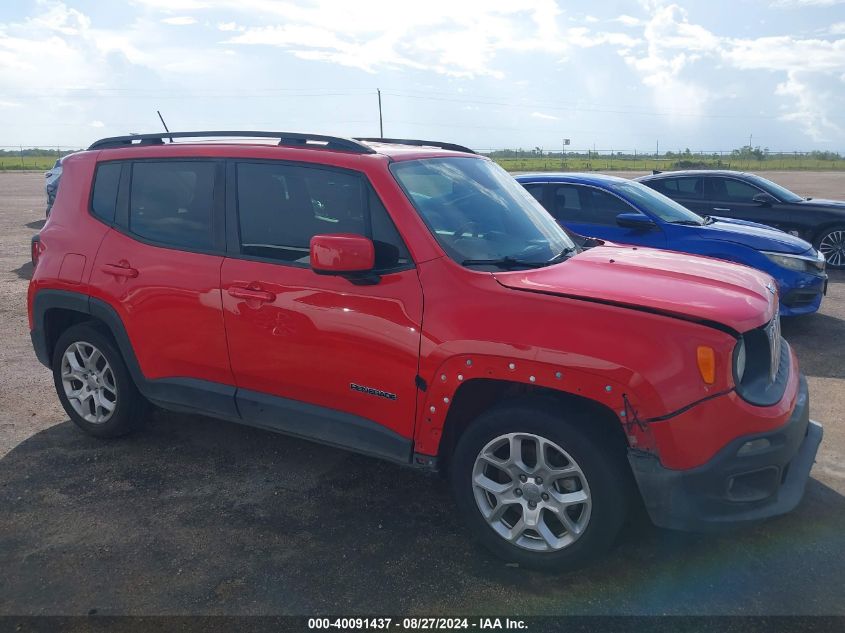 2018 Jeep Renegade Latitude Fwd VIN: ZACCJABB9JPH11786 Lot: 40091437