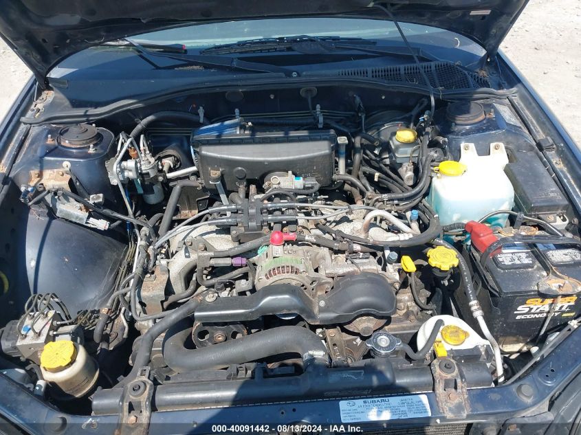 2001 Subaru Outback VIN: 4S3BH665217641229 Lot: 40091442