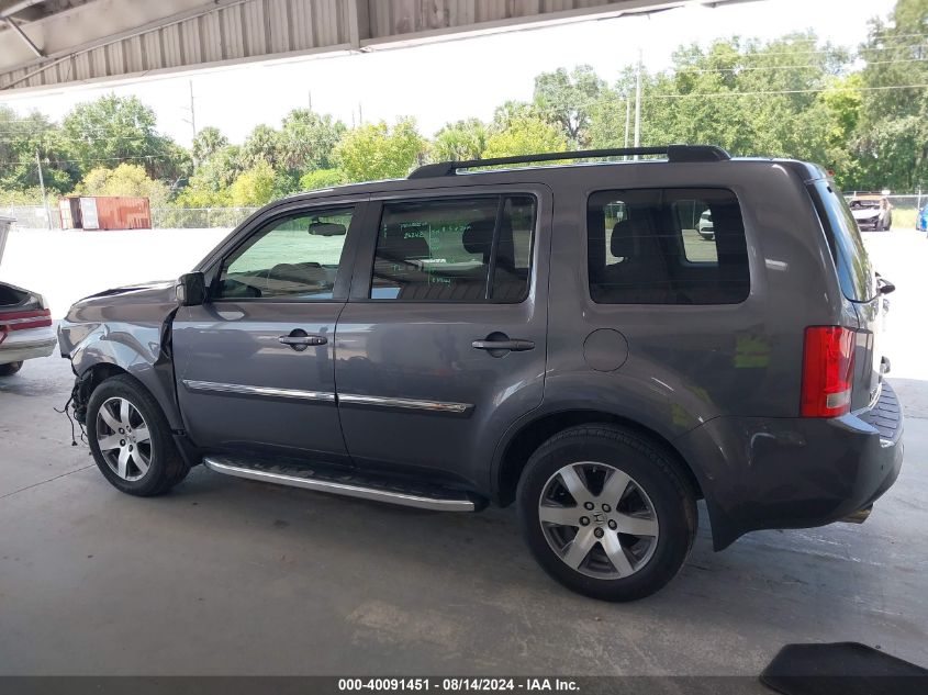 2015 Honda Pilot Touring VIN: 5FNYF3H98FB010212 Lot: 40091451