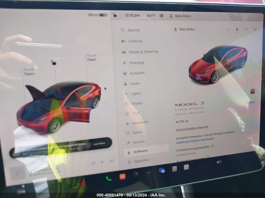 5YJ3E1EBXLF664178 2020 TESLA MODEL 3 - Image 19