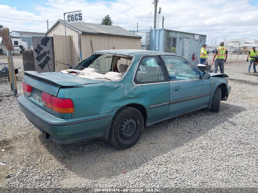 1992 Honda Accord Lx VIN: 1HGCB725XNA043014 Lot: 40091474