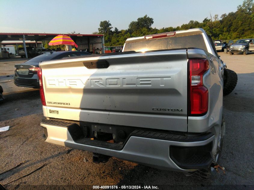 2021 Chevrolet Silverado 1500 4Wd Short Bed Custom VIN: 3GCPYBEH1MG176414 Lot: 40091576