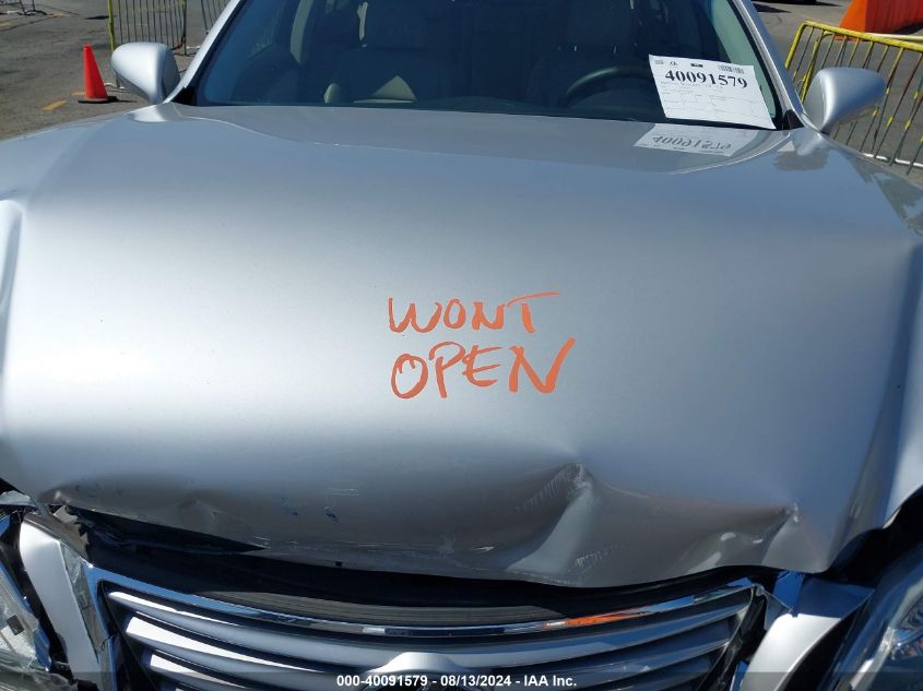 2010 Lexus Es 350 VIN: JTHBK1EGXA2358385 Lot: 40091579