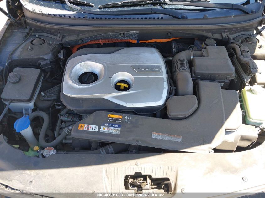 2016 Hyundai Sonata Hybrid Se VIN: KMHE24L10GA012337 Lot: 40091658