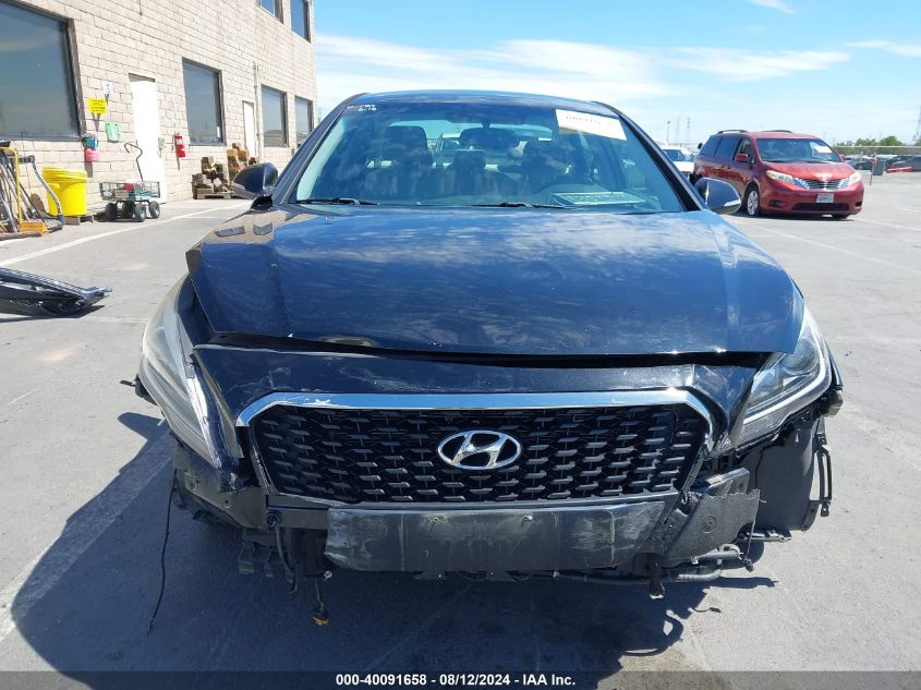 2016 Hyundai Sonata Hybrid Se VIN: KMHE24L10GA012337 Lot: 40091658