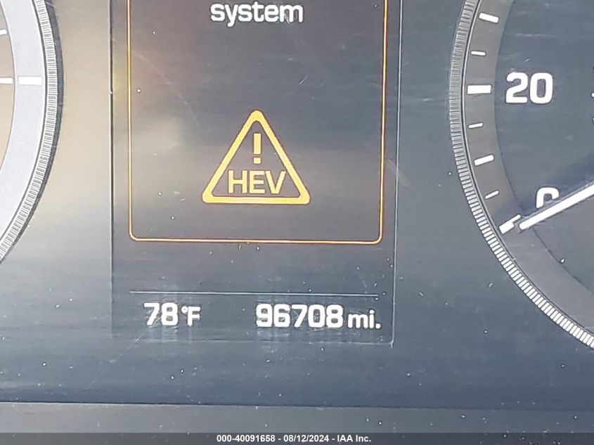 2016 Hyundai Sonata Hybrid Se VIN: KMHE24L10GA012337 Lot: 40091658