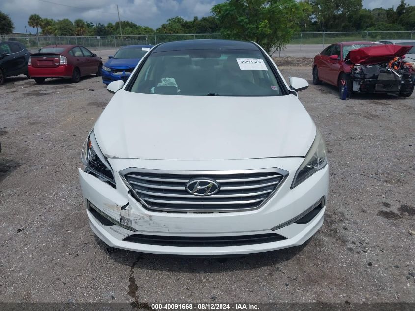 2015 Hyundai Sonata Se VIN: 5NPE24AF1FH252104 Lot: 40091668