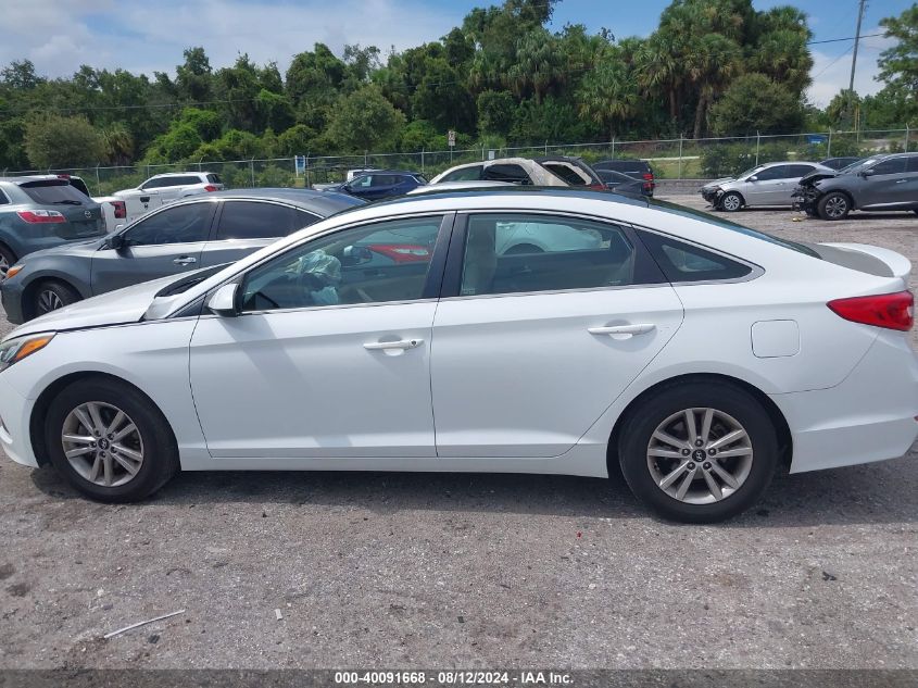 2015 Hyundai Sonata Se VIN: 5NPE24AF1FH252104 Lot: 40091668