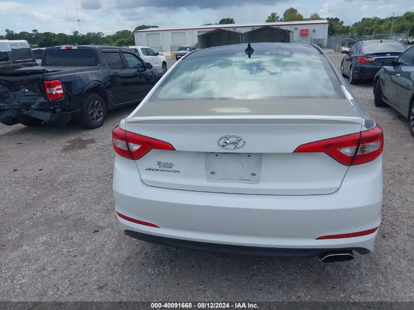 2015 Hyundai Sonata Se VIN: 5NPE24AF1FH252104 Lot: 40091668