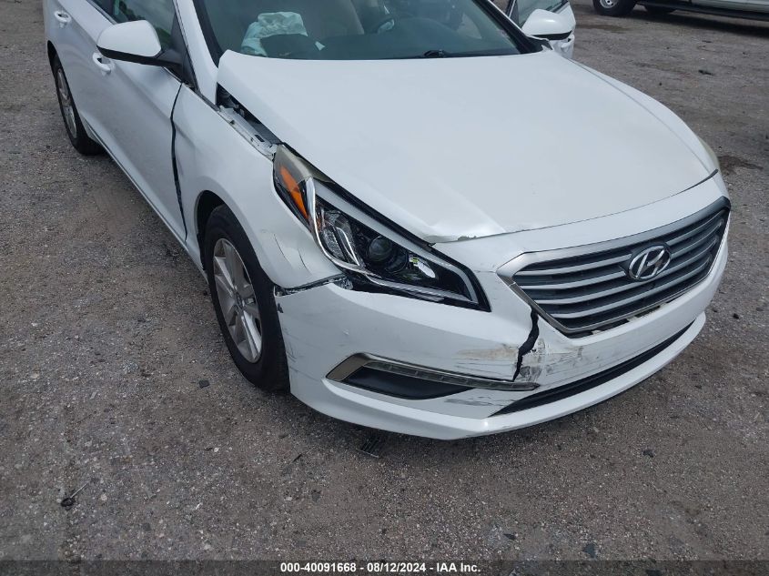 2015 Hyundai Sonata Se VIN: 5NPE24AF1FH252104 Lot: 40091668