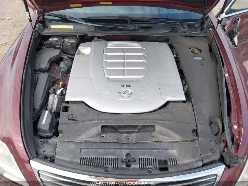 JTHCL46F995003775 2009 Lexus Ls 460