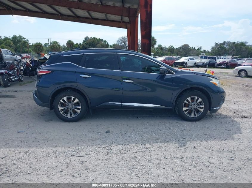 2017 Nissan Murano Sv VIN: 5N1AZ2MG5HN124482 Lot: 40091705