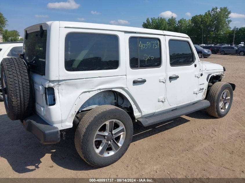 2019 Jeep Wrangler Unlimited Sahara VIN: 1C4HJXEG7KW673155 Lot: 40091737