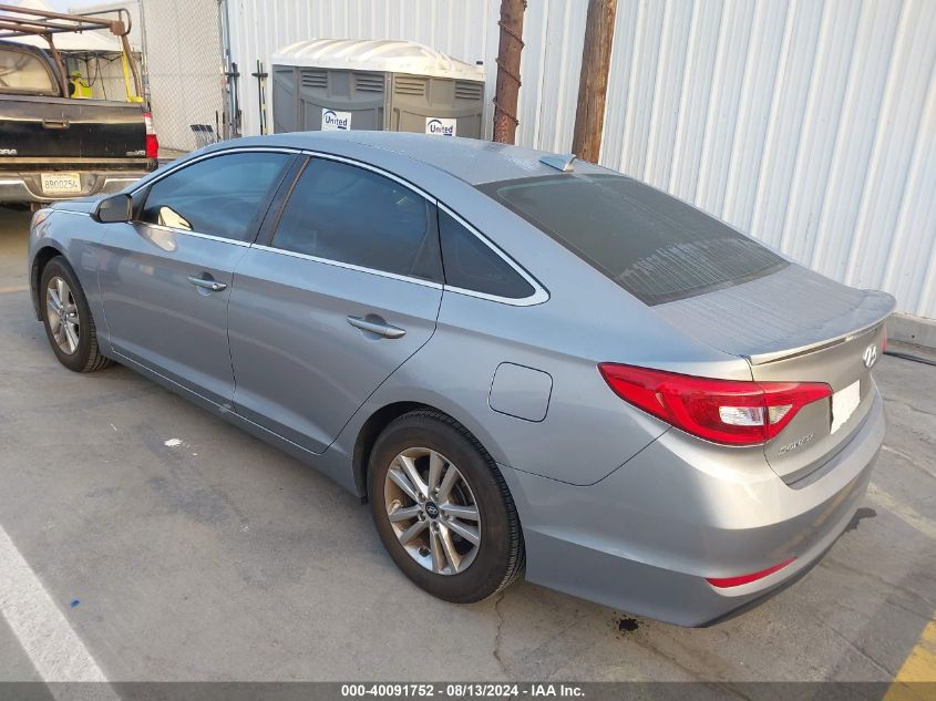 2017 Hyundai Sonata Se VIN: 5NPE24AF9HH559538 Lot: 40091752