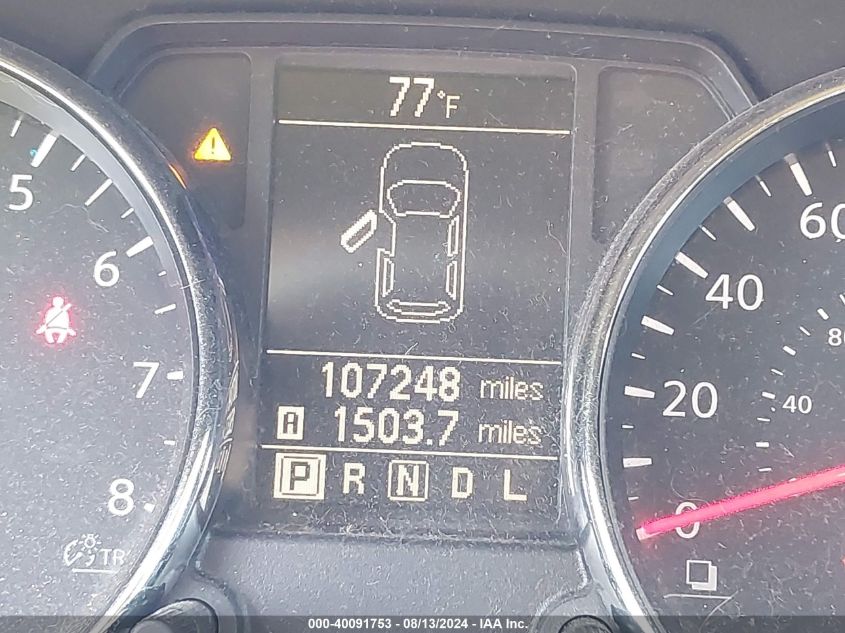 2015 Nissan Rogue Select S VIN: JN8AS5MV8FW767624 Lot: 40091753