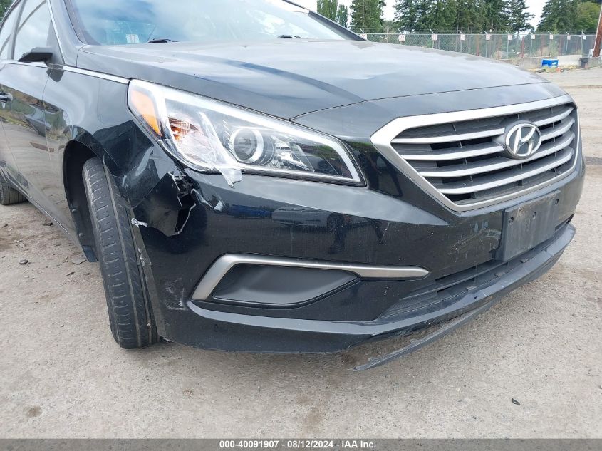 2016 Hyundai Sonata VIN: 5NPE24AF0GH418095 Lot: 40091907