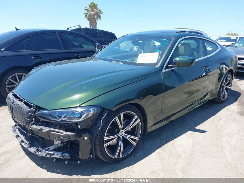 2021 BMW 430I 2.0L I-4 DI, DOHC, V(VIN: WBA53AP09MCF95427