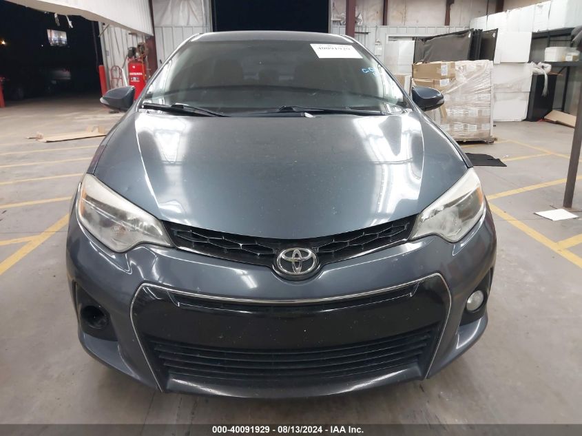 2014 Toyota Corolla S Plus VIN: 2T1BURHE5EC215677 Lot: 40091929