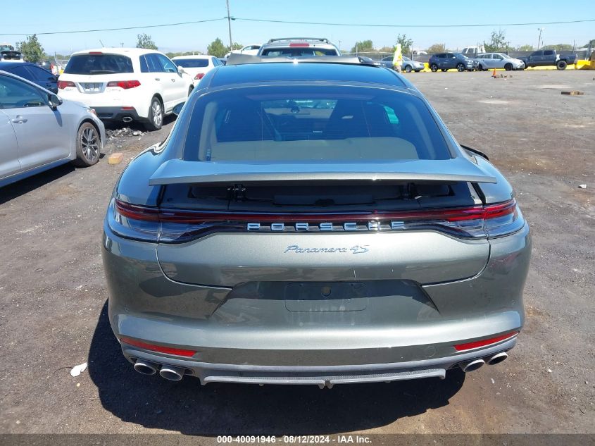 2023 Porsche Panamera 4S VIN: WP0AB2A71PL130190 Lot: 40091946