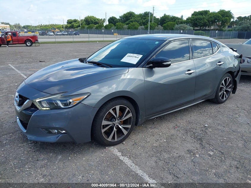 VIN 1N4AA6AP2JC400163 2018 NISSAN MAXIMA 3.5 SV
