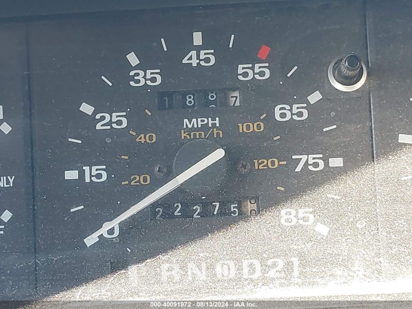 1989 Ford Ranger Super Cab VIN: 1FTCR15T9KPA90075 Lot: 40091972