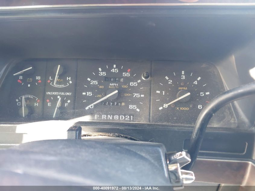 1989 Ford Ranger Super Cab VIN: 1FTCR15T9KPA90075 Lot: 40091972