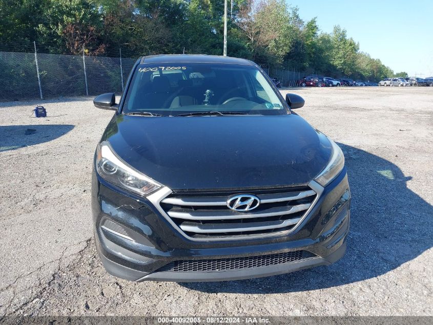 2017 Hyundai Tucson Se VIN: KM8J23A44HU415663 Lot: 40092005