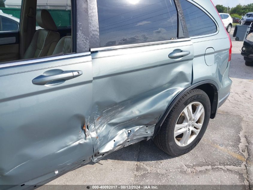 2011 Honda Cr-V Ex-L VIN: 5J6RE3H72BL048218 Lot: 40092017