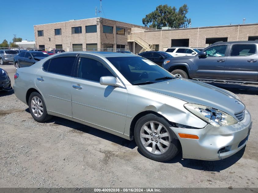 2004 Lexus Es 330 VIN: JTHBA30G545028260 Lot: 40092038