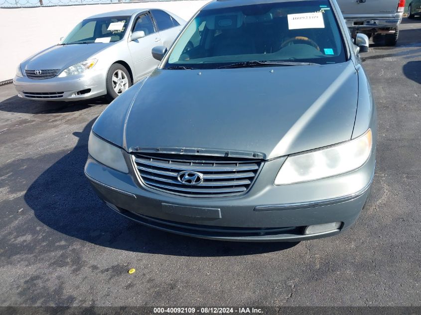 2006 Hyundai Azera Limited/Se VIN: KMHFC46F16A078340 Lot: 40092109