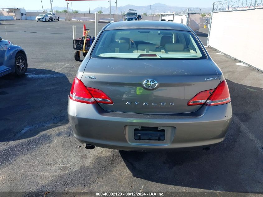 2006 Toyota Avalon Limited VIN: 4T1BK36B96U091604 Lot: 40092129