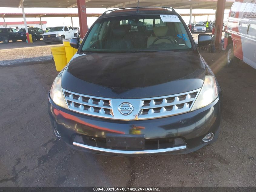 2007 Nissan Murano Sl VIN: JN8AZ08T37W520987 Lot: 40092154