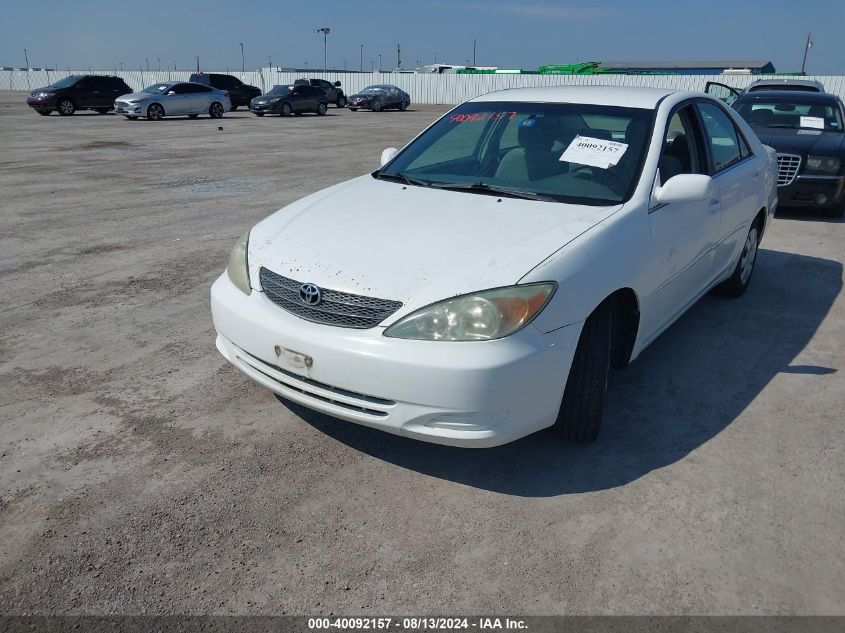 2003 Toyota Camry Le VIN: 4T1BE32K73U213420 Lot: 40092157