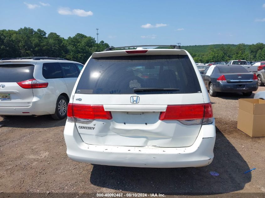 2009 Honda Odyssey Ex-L VIN: 5FNRL38739B036541 Lot: 40092467