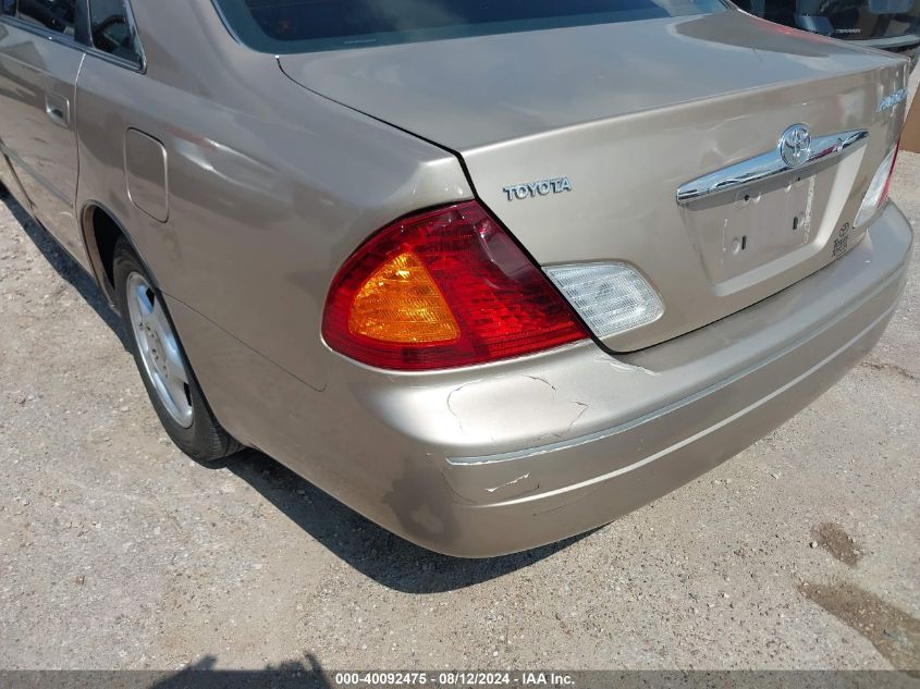 2001 Toyota Avalon Xl VIN: 4T1BF28B41U182056 Lot: 40092475