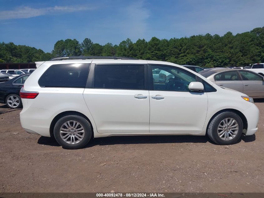 2016 Toyota Sienna Xle 8 Passenger VIN: 5TDYK3DC5GS720565 Lot: 40092478