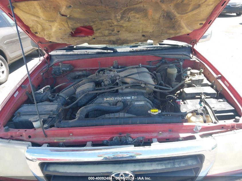 2000 Toyota Tacoma Xtracab Prerunner VIN: 4TASN92N8YZ638667 Lot: 40092484