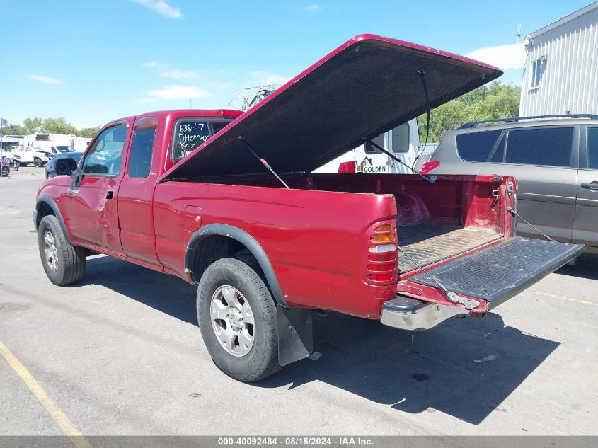 2000 Toyota Tacoma Xtracab Prerunner VIN: 4TASN92N8YZ638667 Lot: 40092484