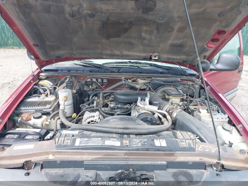 1996 GMC Sonoma VIN: 1GTCT19X6T8531509 Lot: 40092507