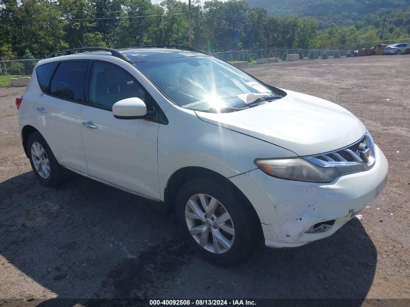 2011 Nissan Murano Sl VIN: JN8AZ1MW6BW154442 Lot: 40938923