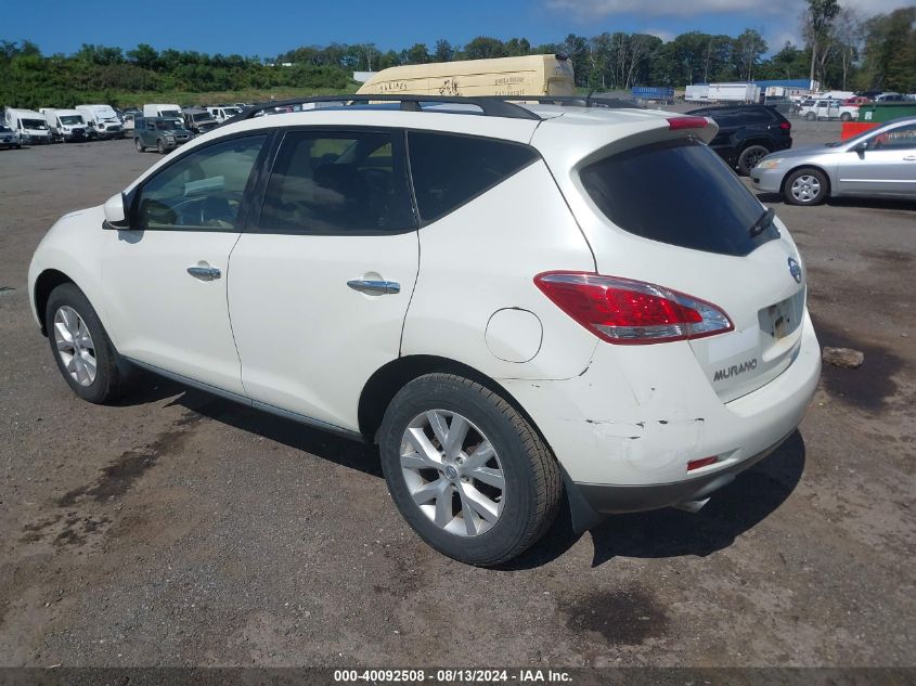 2011 Nissan Murano Sl VIN: JN8AZ1MW6BW154442 Lot: 40938923