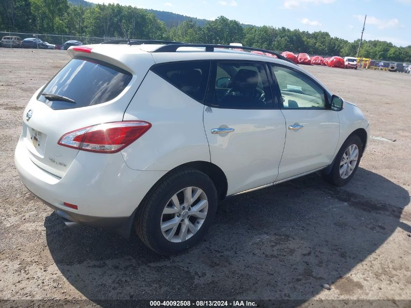 2011 Nissan Murano Sl VIN: JN8AZ1MW6BW154442 Lot: 40938923