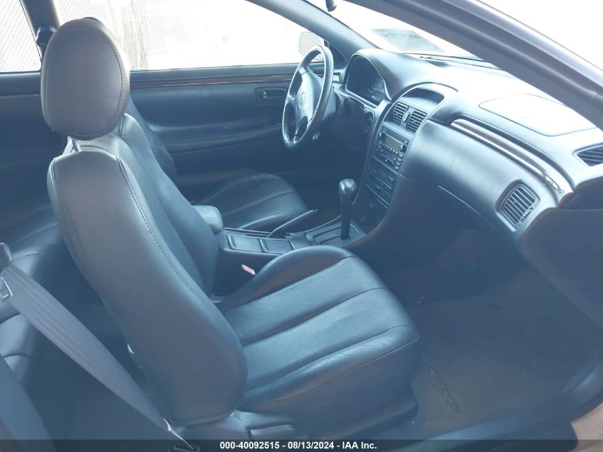 2001 Toyota Camry Solara Sle V6 VIN: 2T1CF22PX1C471923 Lot: 40092515