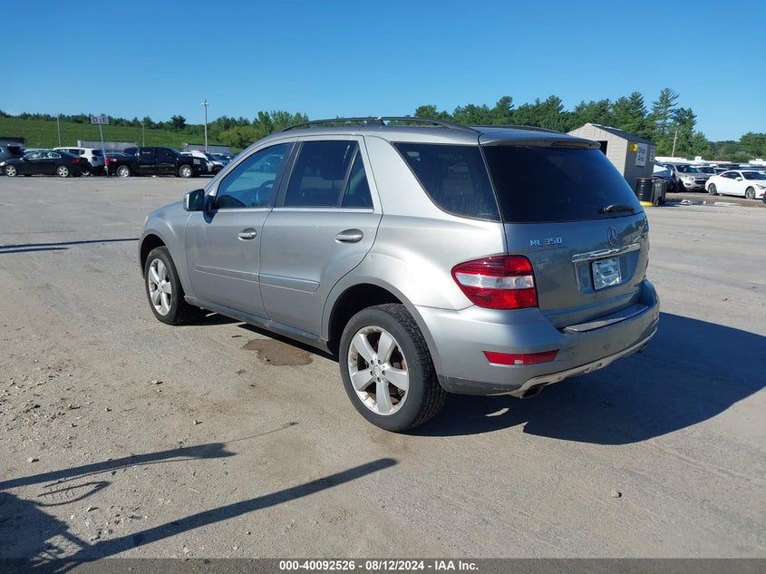 2011 Mercedes-Benz Ml 350 4Matic VIN: 4JGBB8GB6BA647715 Lot: 40092526