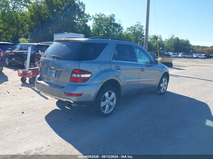 2011 Mercedes-Benz Ml 350 4Matic VIN: 4JGBB8GB6BA647715 Lot: 40092526